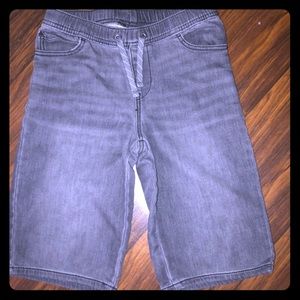 Denim gray shorts